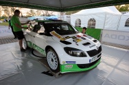 Rallye Český Krumlov: Čtvrteční odpoledne na Výstavišti v Českých Budějovicích